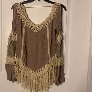 Umgee USA Fringe Top